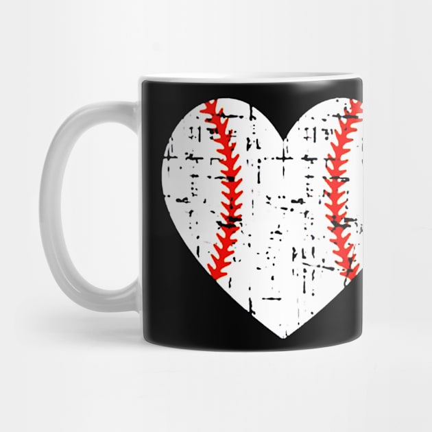 Heart Grunge Baseball by agungpramanaartwork